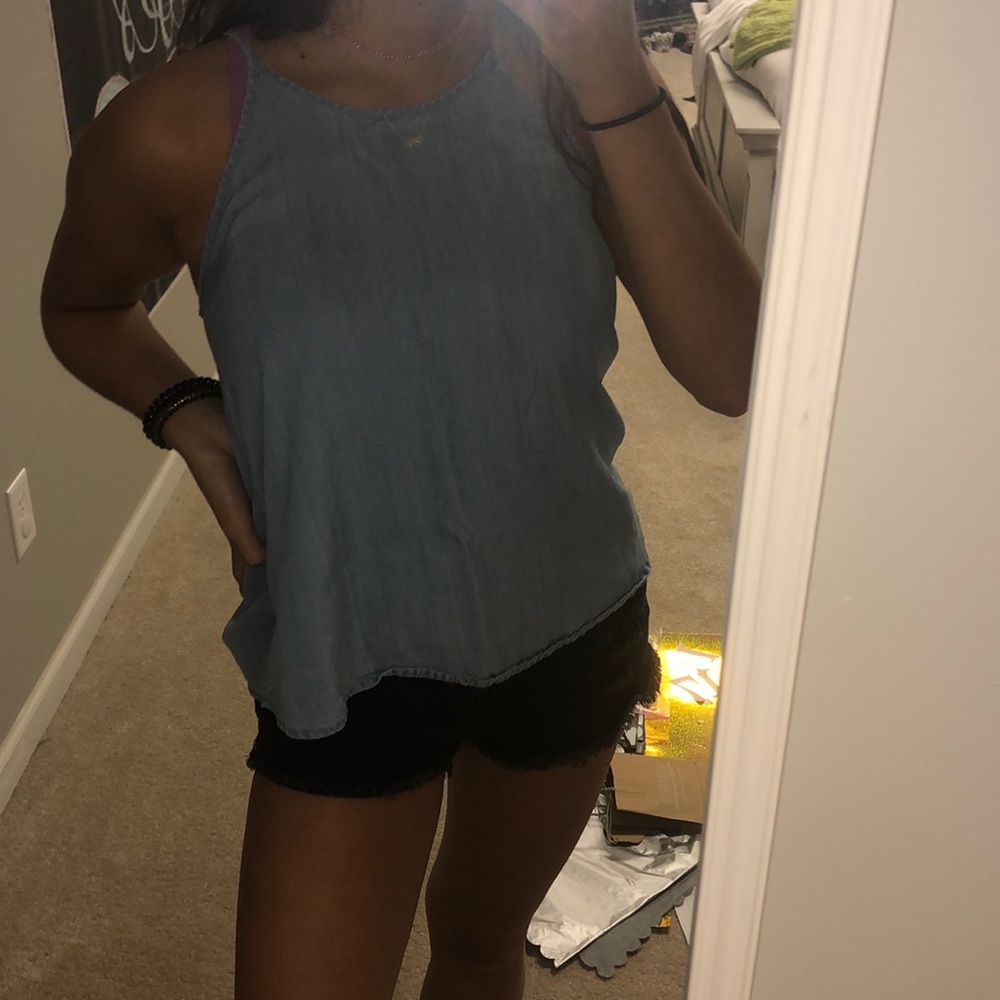 Light blue tank top